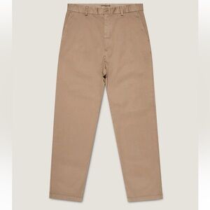 Sunspel Men's Khaki Chinos